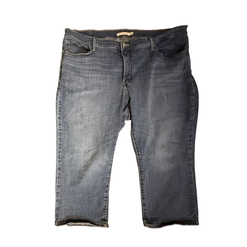 Levi's 311 Shaping Skinny Capri Womens 22W Blue Red Tab Denim Jeans